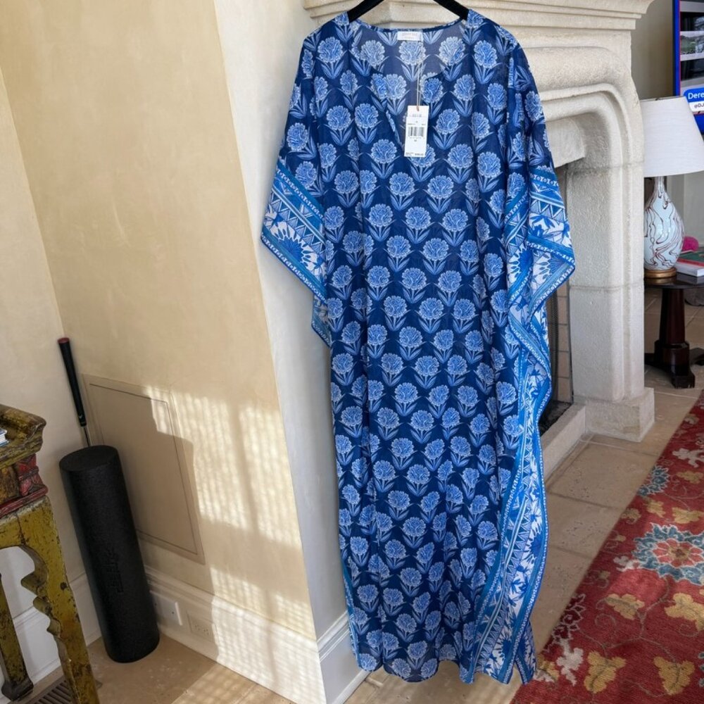 NWT - Johnny Was Yao Floral-Print Maxi Kaftan - 3X - Picture 12 of 12